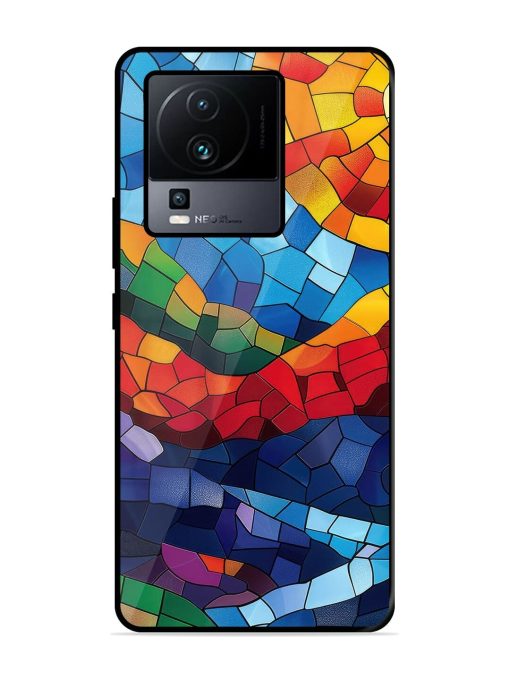 Mosaic Sunset Glossy Soft Edge Case for Iqoo Neo 7 (5G) Chachhi