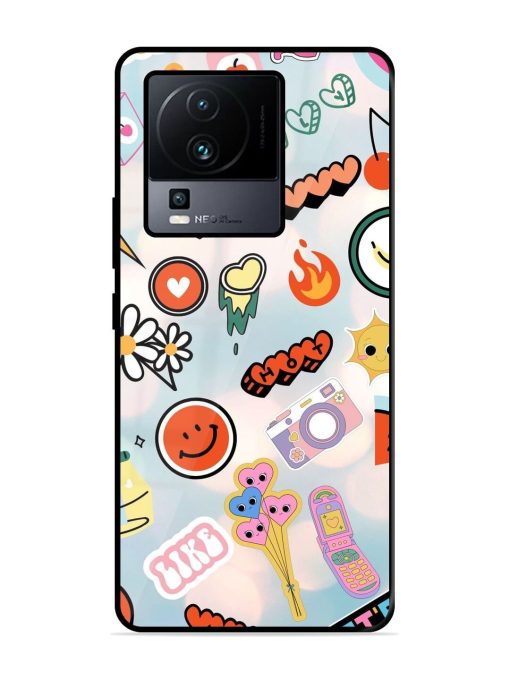 Cheerful Glossy Soft Edge Case for Iqoo Neo 7 (5G) Chachhi