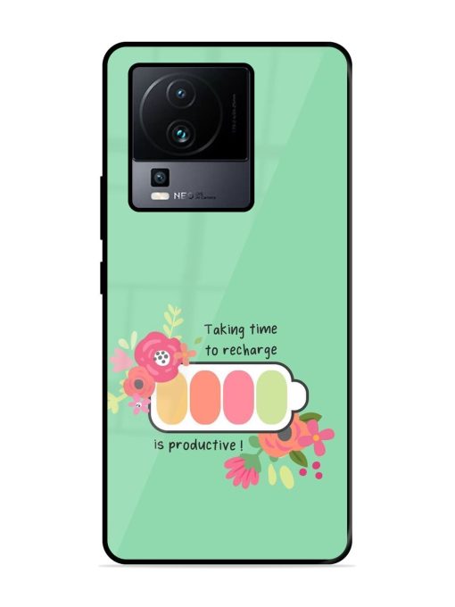 Recharge And Bloom Glossy Soft Edge Case for Iqoo Neo 7 (5G) Chachhi