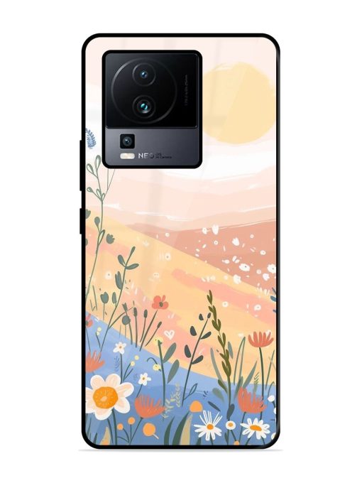 Golden Hour Blooms Glossy Soft Edge Case for Iqoo Neo 7 (5G) Chachhi