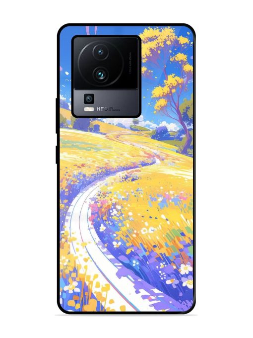 Vibrant Spring Meadow Glossy Soft Edge Case for Iqoo Neo 7 (5G) Chachhi