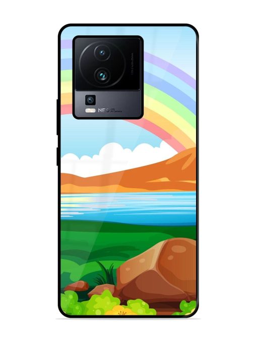 Rainbow Over The Lake Glossy Soft Edge Case for Iqoo Neo 7 (5G) Chachhi