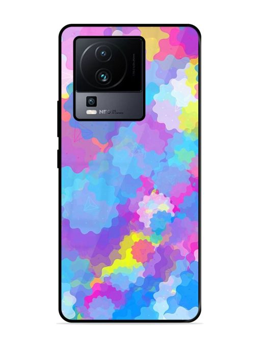 Psychedelic Cloud Burst Glossy Soft Edge Case for Iqoo Neo 7 (5G) Chachhi