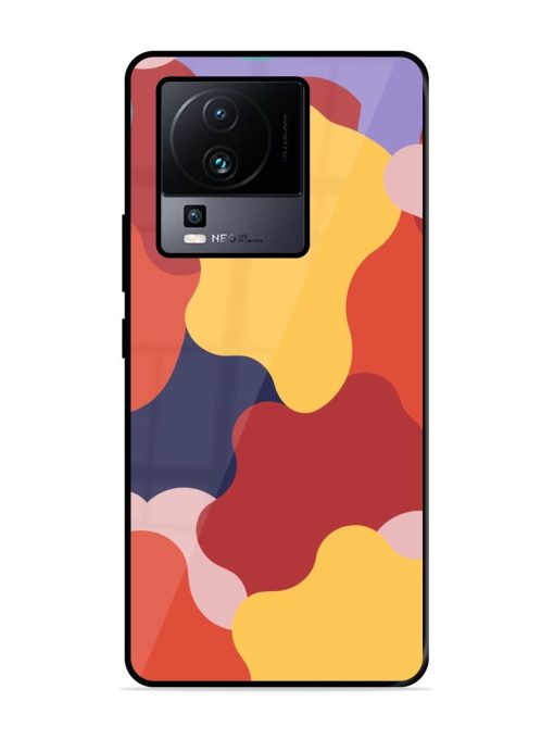 Gooey Color Chaos Glossy Soft Edge Case for Iqoo Neo 7 (5G) Chachhi