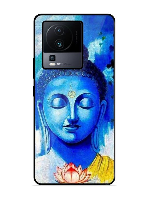 Serene Buddha With Lotus Glossy Soft Edge Case for Iqoo Neo 7 (5G) Chachhi