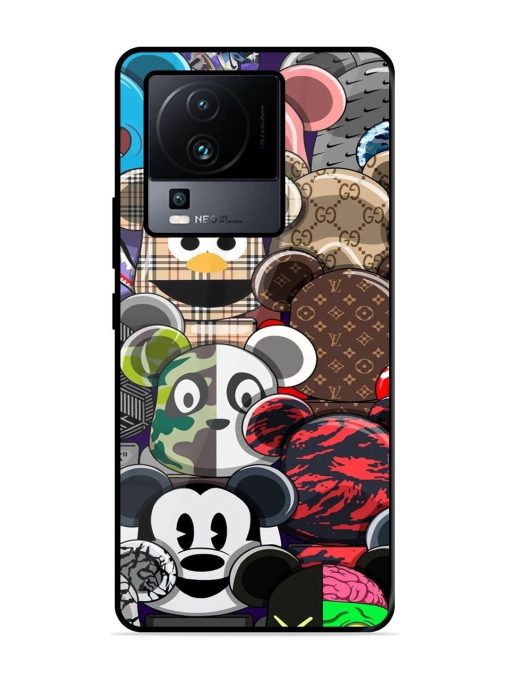 Streetwear Bearbrick Extravaganza Glossy Soft Edge Case for Iqoo Neo 7 (5G) Chachhi