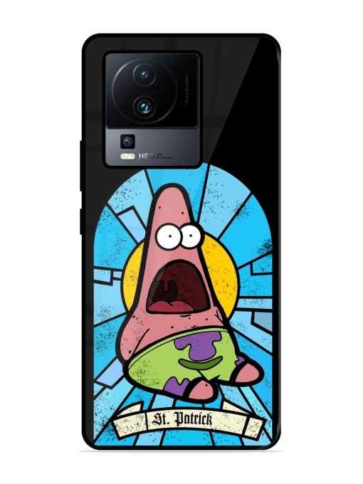 St. Patrick'S Day Stained Glass Patrick Star Glossy Soft Edge Case for Iqoo Neo 7 (5G) Chachhi