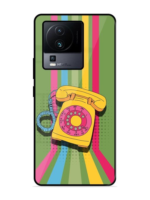 Retro Dialer Glossy Soft Edge Case for Iqoo Neo 7 (5G)
