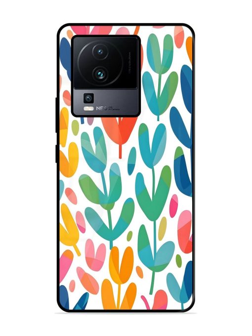 Rainbow Of Blooms Glossy Soft Edge Case for Iqoo Neo 7 (5G)
