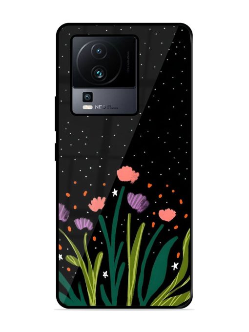 Midnight Bloom Glossy Soft Edge Case for Iqoo Neo 7 Pro (5G) Chachhi