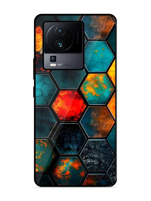 Hexagon Hive Glossy Soft Edge Case for Iqoo Neo 7 Pro (5G) Chachhi