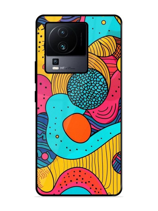 Psychedelic Patterns Glossy Soft Edge Case for Iqoo Neo 7 Pro (5G)