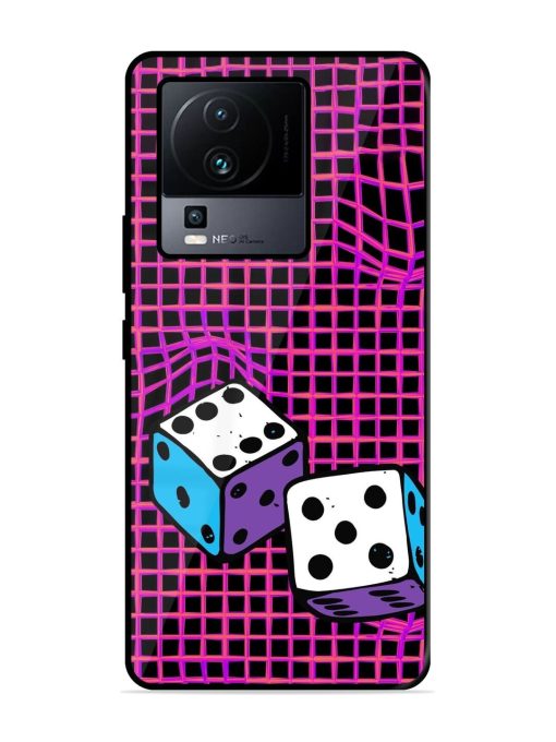 Glitched Dice Glossy Soft Edge Case for Iqoo Neo 7 Pro (5G) Chachhi