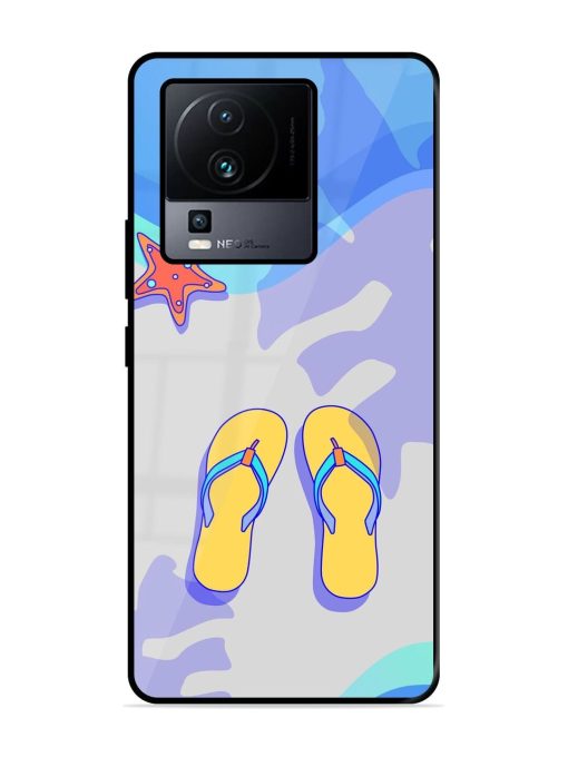 Sandy Toes And Salty Seas Glossy Soft Edge Case for Iqoo Neo 7 Pro (5G) Chachhi