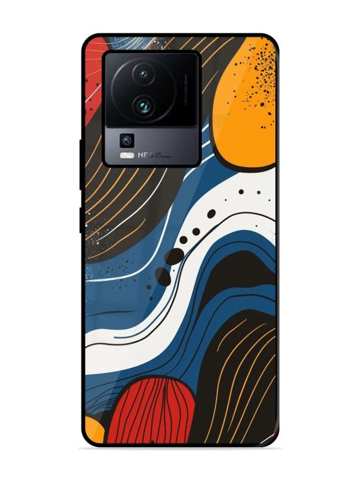 Abstract Expression Glossy Soft Edge Case for Iqoo Neo 7 Pro (5G)