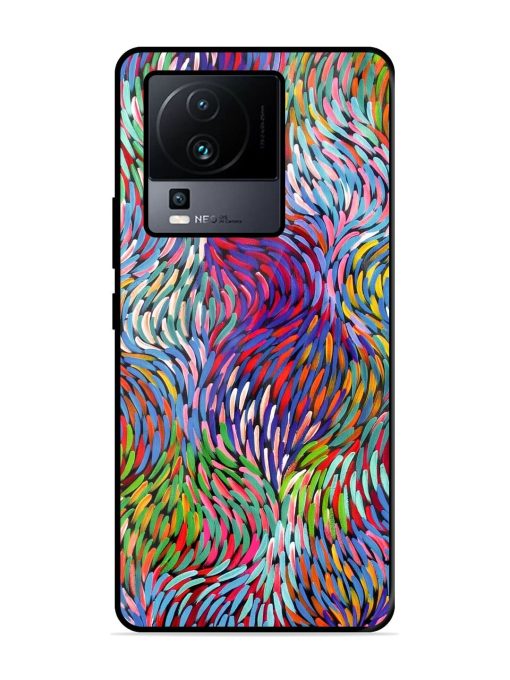 Vibrant Waves Glossy Soft Edge Case for Iqoo Neo 7 Pro (5G) Chachhi