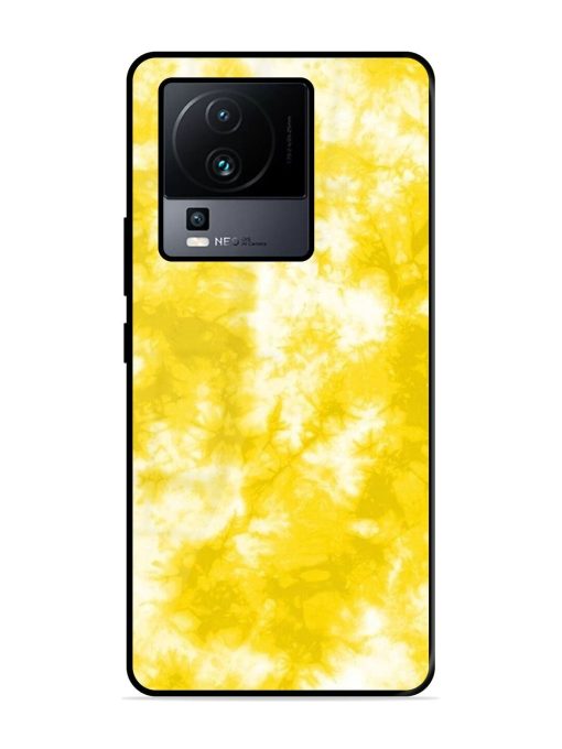 Golden Tie-Dye Twirl Glossy Soft Edge Case for Iqoo Neo 7 Pro (5G) Chachhi