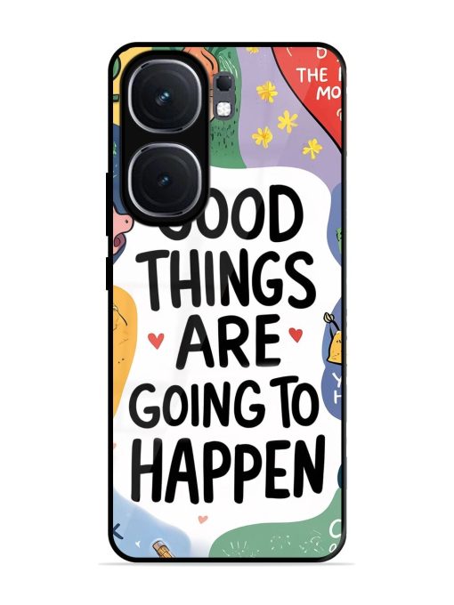 Uplifting Scribbles Glossy Soft Edge Case for Iqoo Neo 9 Pro (5G) Chachhi