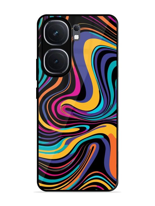 Psychedelic Swirl Glossy Soft Edge Case for Iqoo Neo 9 Pro (5G) Chachhi