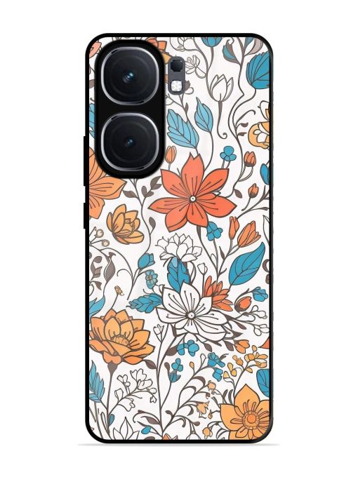 Floral Symphony Glossy Soft Edge Case for Iqoo Neo 9 Pro (5G) Chachhi