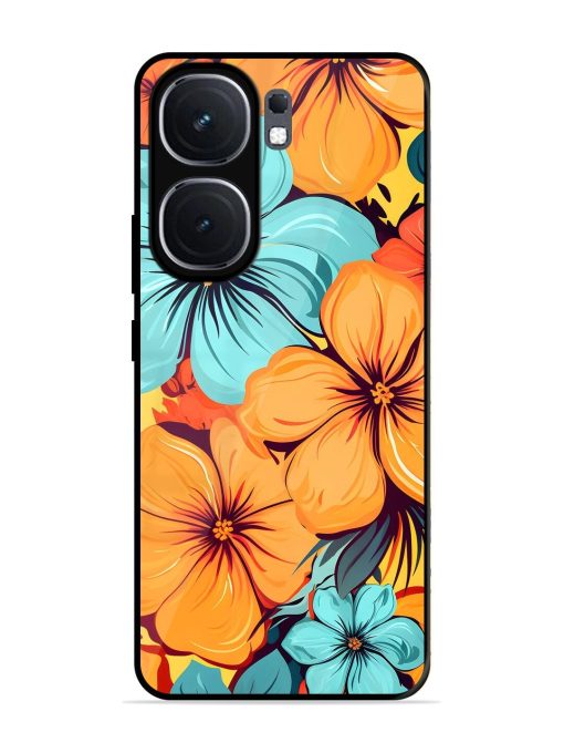 Tropical Bloom Glossy Soft Edge Case for Iqoo Neo 9 Pro (5G) Chachhi