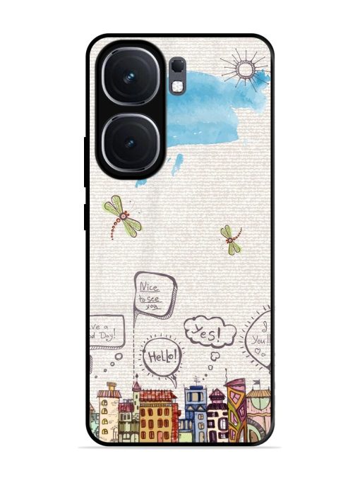 Doodle City Glossy Soft Edge Case for Iqoo Neo 9 Pro (5G) Chachhi