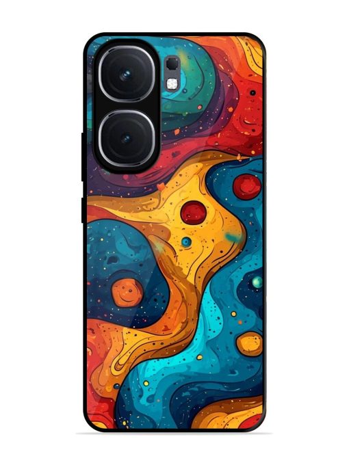 Cosmic Swirl Glossy Soft Edge Case for Iqoo Neo 9 Pro (5G) Chachhi