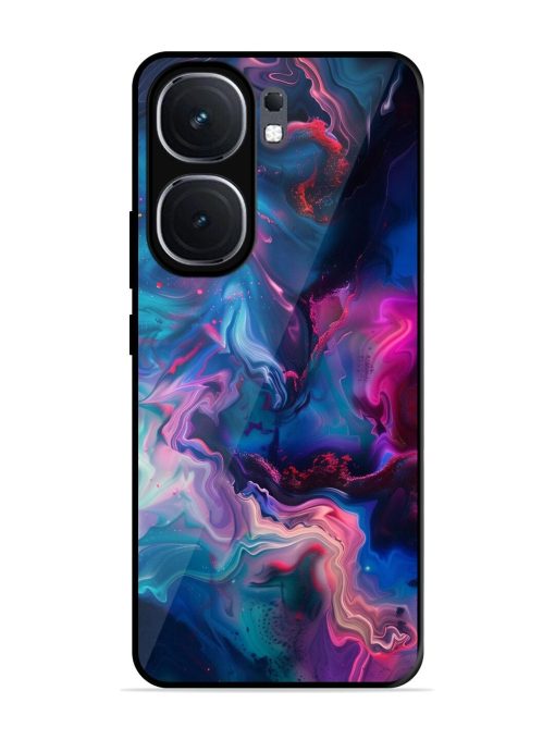 Cosmic Swirl Glossy Soft Edge Case for Iqoo Neo 9 Pro (5G) Chachhi