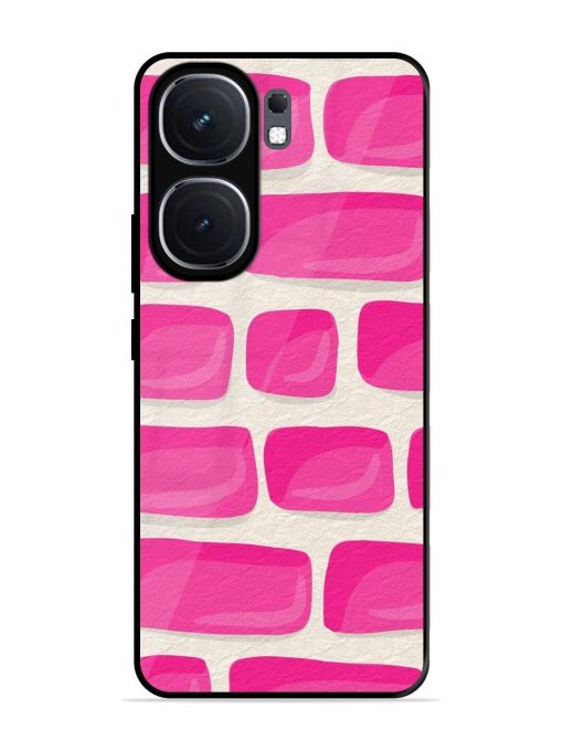 Pink Brick Wall Glossy Soft Edge Case for Iqoo Neo 9 Pro (5G) Chachhi