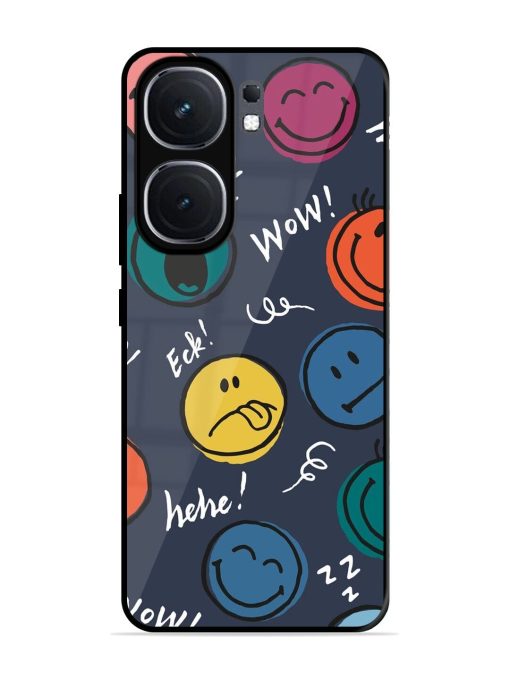 Emoticon Parade Glossy Soft Edge Case for Iqoo Neo 9 Pro (5G) Chachhi