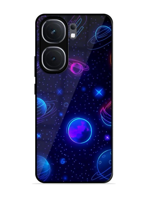 Neon Cosmos Glossy Soft Edge Case for Iqoo Neo 9 Pro (5G) Chachhi