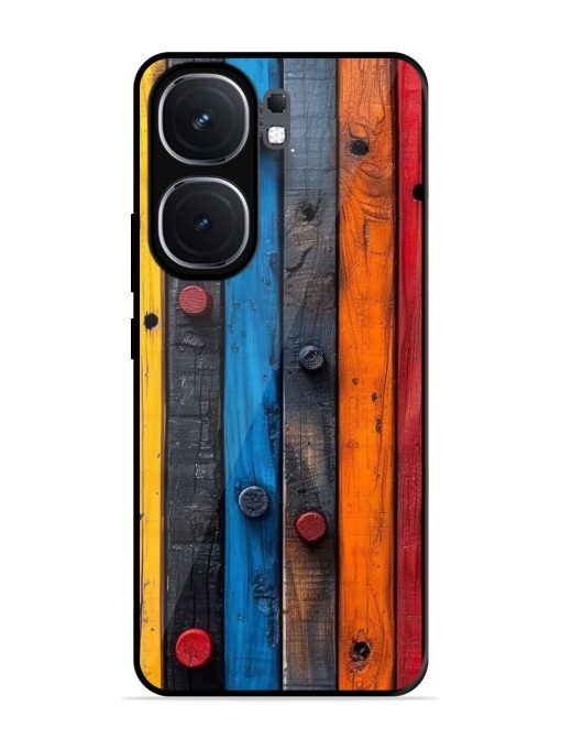 Rainbow Plank Glossy Soft Edge Case for Iqoo Neo 9 Pro (5G) Chachhi