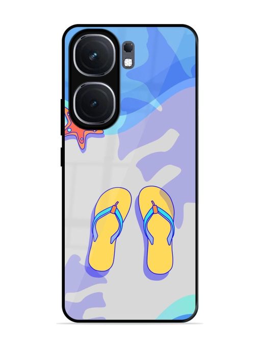 Sandy Toes And Salty Seas Glossy Soft Edge Case for Iqoo Neo 9 Pro (5G) Chachhi