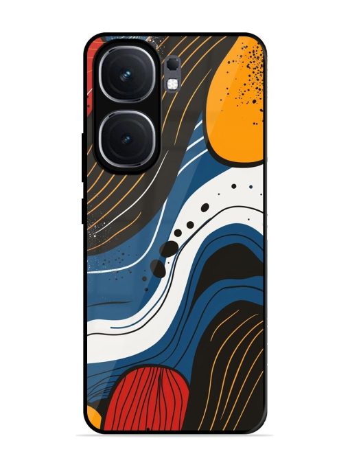 Abstract Expression Glossy Soft Edge Case for Iqoo Neo 9 Pro (5G) Chachhi