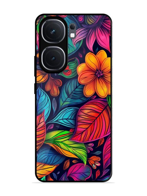 Rainbow Of Blooms Glossy Soft Edge Case for Iqoo Neo 9 Pro (5G) Chachhi