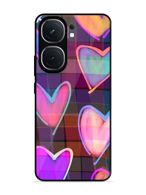 Neon Hearts Glossy Soft Edge Case for Iqoo Neo 9 Pro (5G) Chachhi