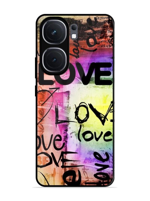 Love Graffiti Glossy Soft Edge Case for Iqoo Neo 9 Pro (5G) Chachhi