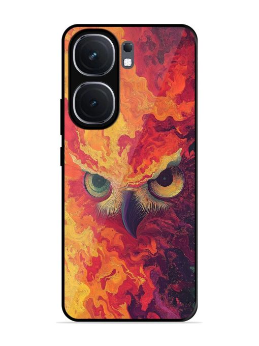 Fiery Owl Glossy Soft Edge Case for Iqoo Neo 9 Pro (5G) Chachhi