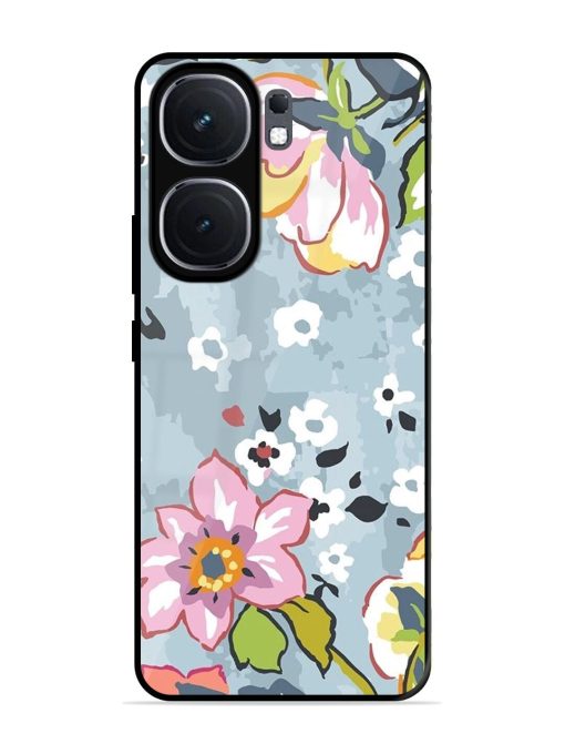 Floral Fantasy Glossy Soft Edge Case for Iqoo Neo 9 Pro (5G) Chachhi