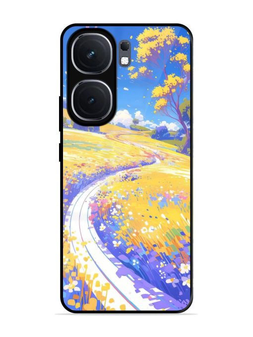 Vibrant Spring Meadow Glossy Soft Edge Case for Iqoo Neo 9 Pro (5G) Chachhi