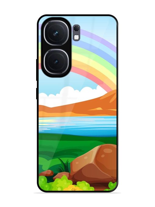 Rainbow Over The Lake Glossy Soft Edge Case for Iqoo Neo 9 Pro (5G) Chachhi