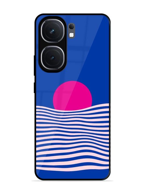 Pink Sunset Over Blue Waves Glossy Soft Edge Case for Iqoo Neo 9 Pro (5G) Chachhi