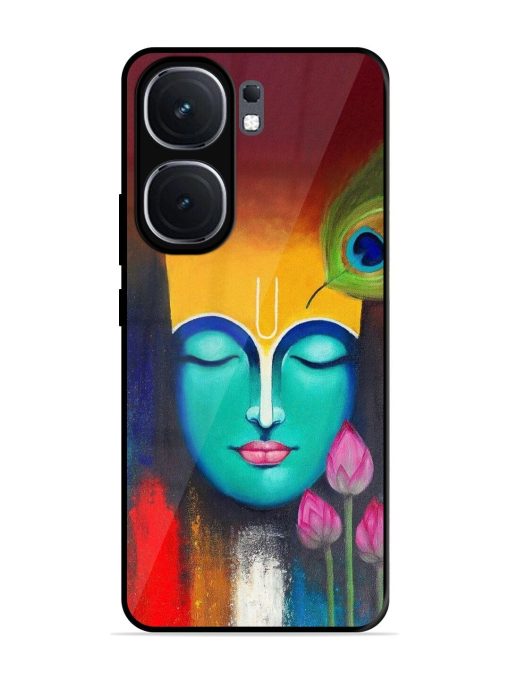 Divine Tranquility: The Face Of Krishna Glossy Soft Edge Case for Iqoo Neo 9 Pro (5G) Chachhi