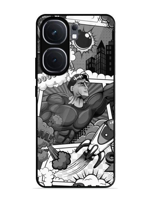 Comic Book Chaos Glossy Soft Edge Case for Iqoo Neo 9 Pro (5G) Chachhi