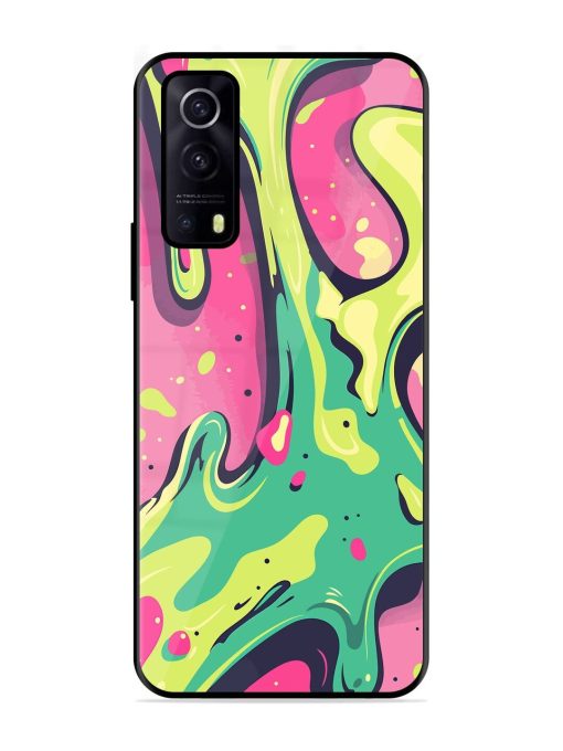 Gooey Grooves Glossy Soft Edge Case for Iqoo Z3 (5G) Chachhi