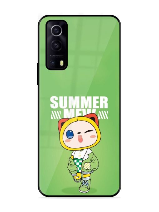 Purrfect Summer Glossy Soft Edge Case for Iqoo Z3 (5G) Chachhi