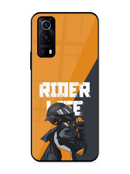 Ride Never Ends Glossy Soft Edge Case for Iqoo Z3 (5G)