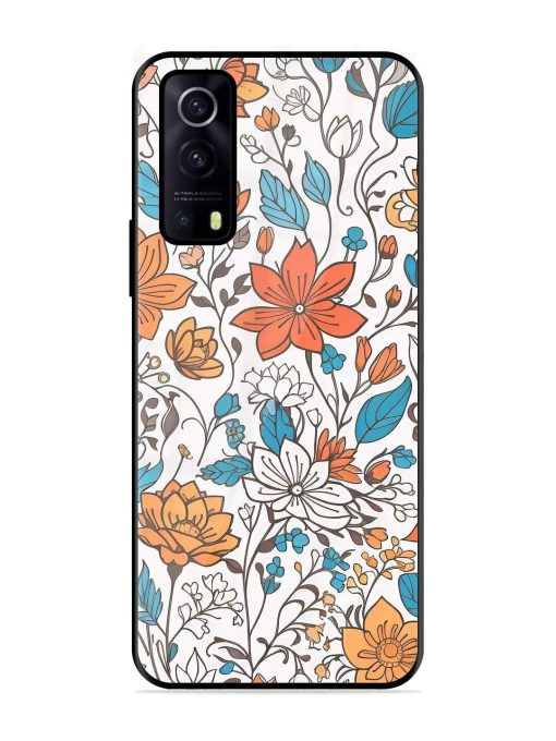 Floral Symphony Glossy Soft Edge Case for Iqoo Z3 (5G) Chachhi