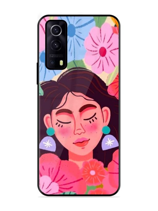 Blooming Serenity Glossy Soft Edge Case for Iqoo Z3 (5G) Chachhi