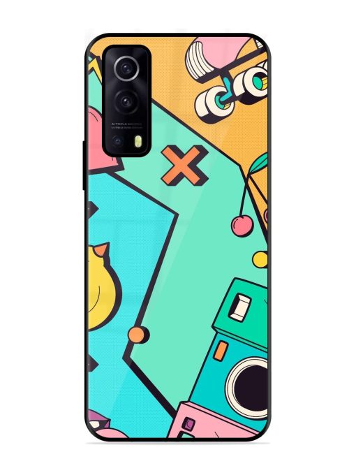 Retro Remix Glossy Soft Edge Case for Iqoo Z3 (5G) Chachhi